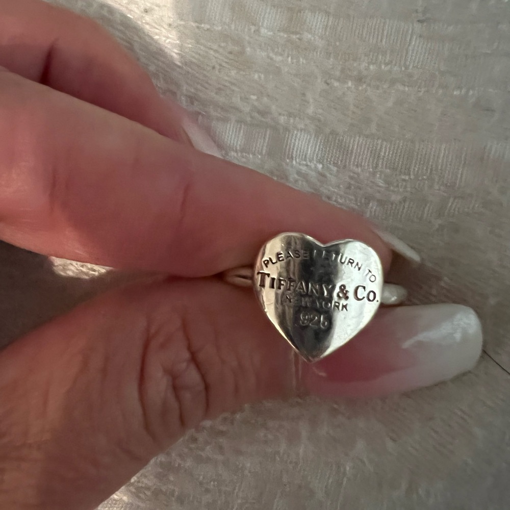 Tiffany & Co. Silver Heart Ring